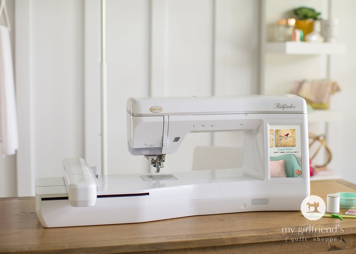 Baby Lock Pathfinder Embroidery Machine My Girlfriend's Quilt Shoppe