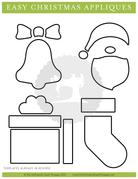 Easy Christmas Appliques