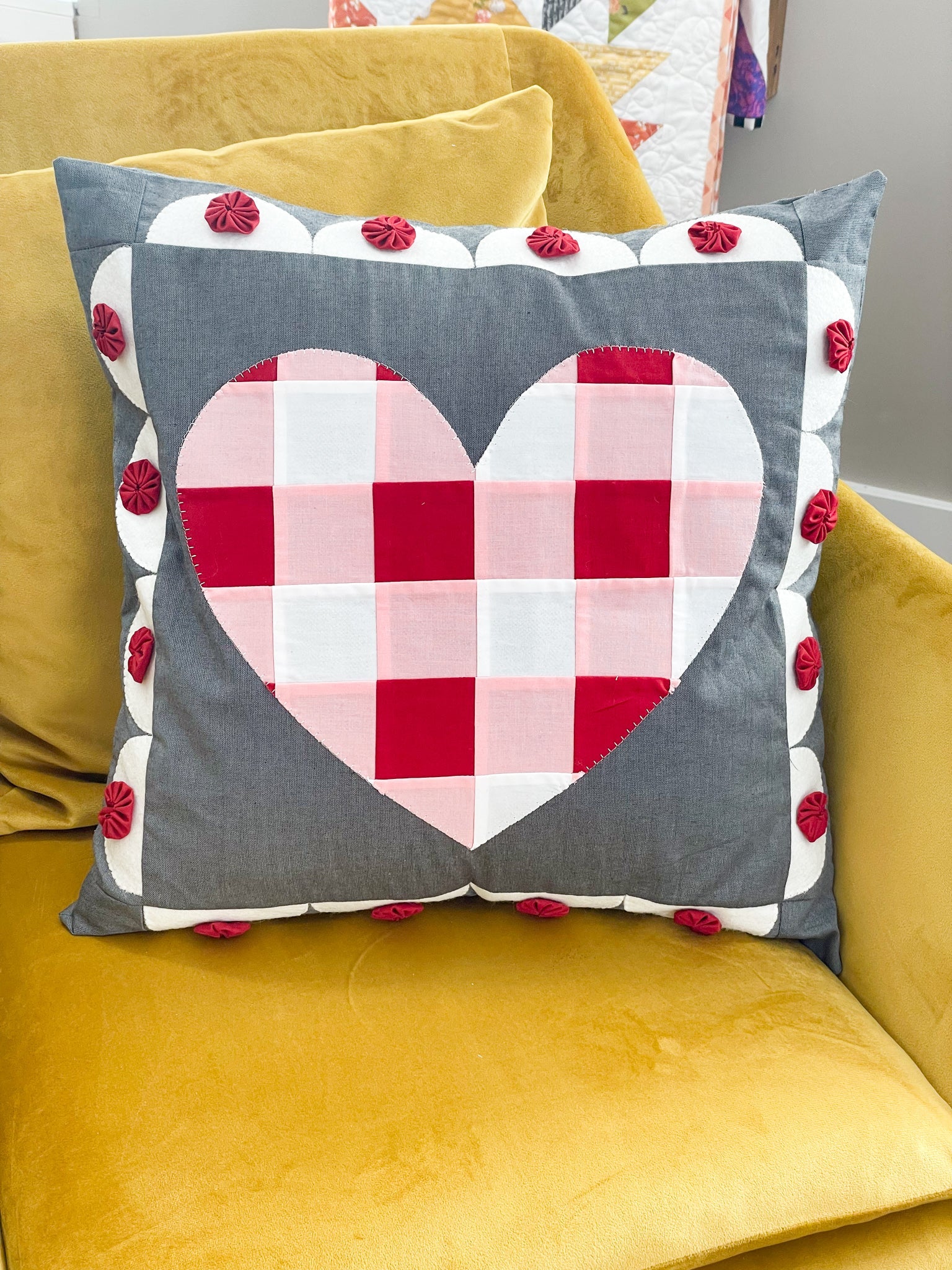MGQS I'm Plaid About You Pillow Kit 18x18