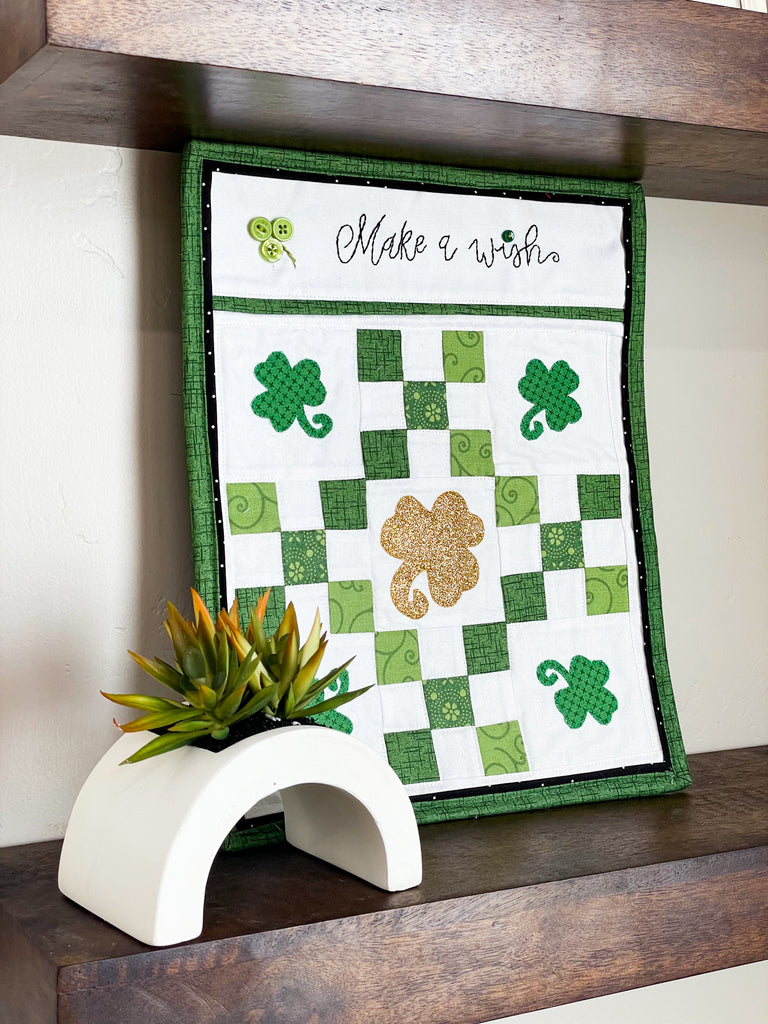 green St. Patrick quilt