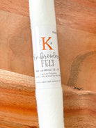 Kimberbell antique white embroidery felt 