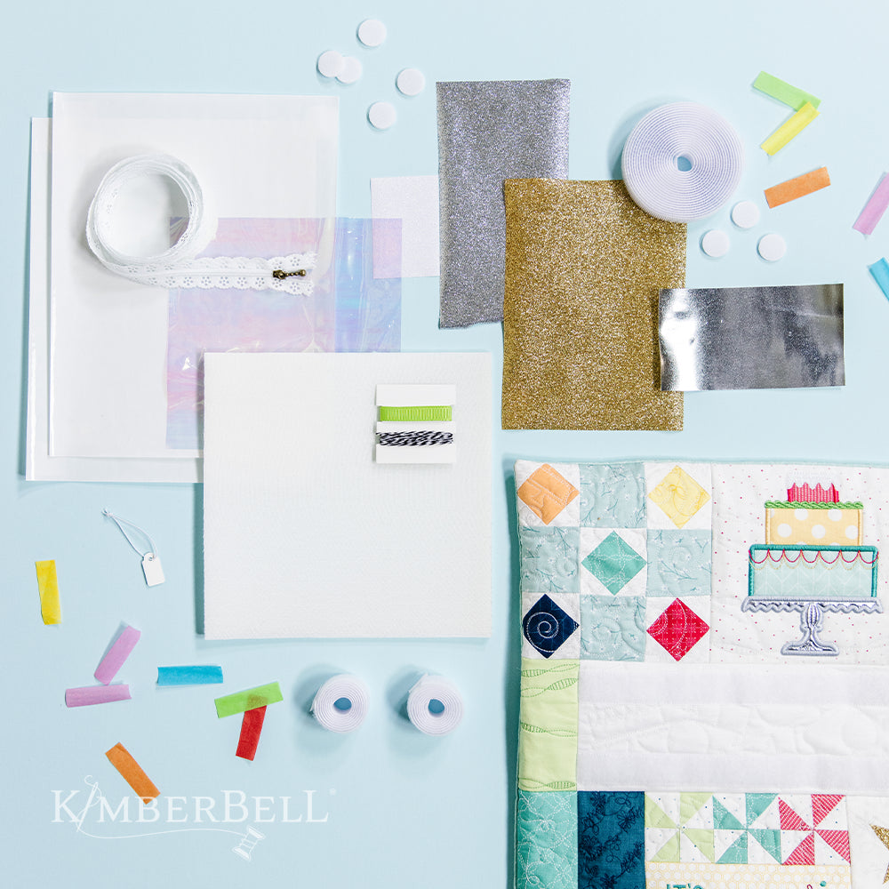 Kimberbell Shout Hooray Bench Pillow Embellishment Kit