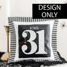 Kimberbell Embroidery Club Design Only - August 2022: October 31 Bench Buddy 