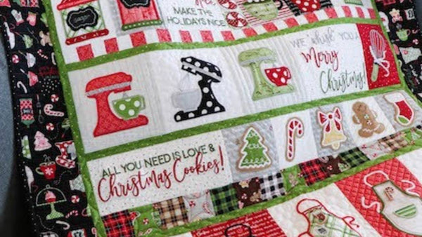 We Whisk You A Merry Christmas Quilt Pattern + Project Book *Machine Embroidery Version* cheapest By: Kimberbell KD806