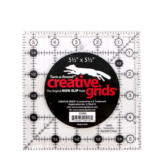 Creative Grids Square Ruler, 4.5 x 4.5