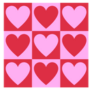 cute heart pattern 