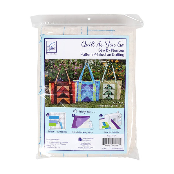 Quilt As You Go Sew By Number Tori Tote – My Girlfriend's Quilt Shoppe