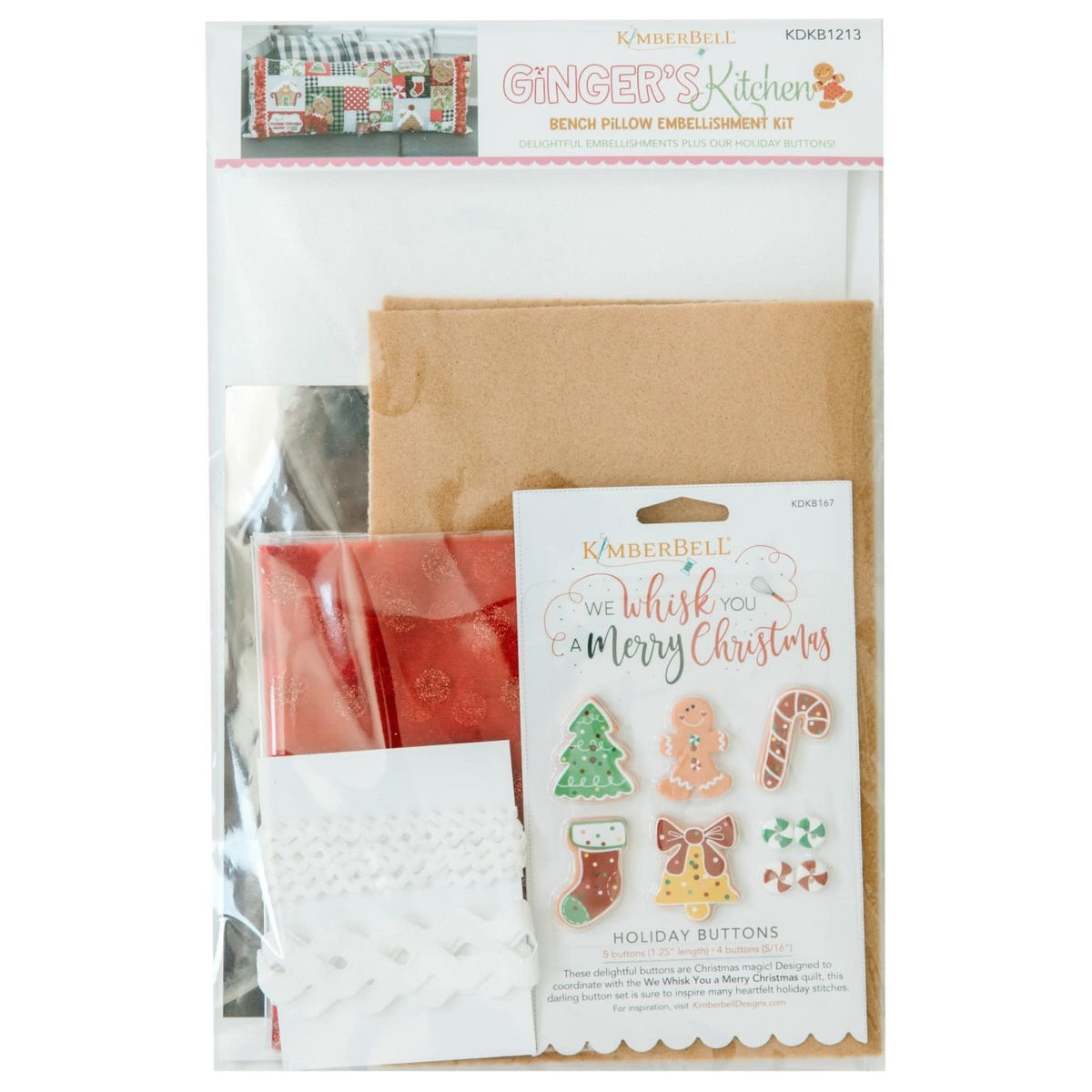 Kimberbell Ginger's Kitchen Embellishment Kit – My Girlfriend's Quilt ...