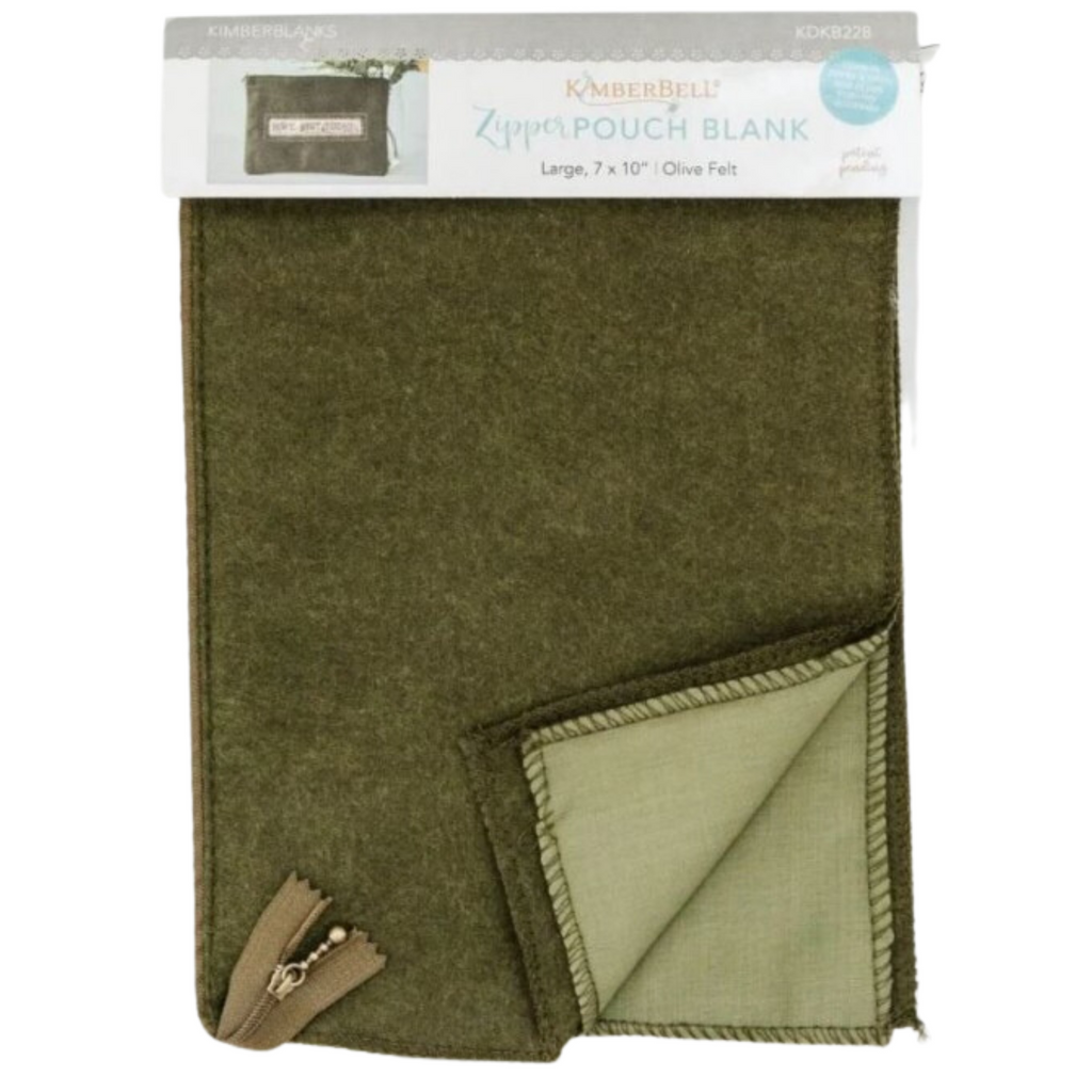 olive zipper pouch 